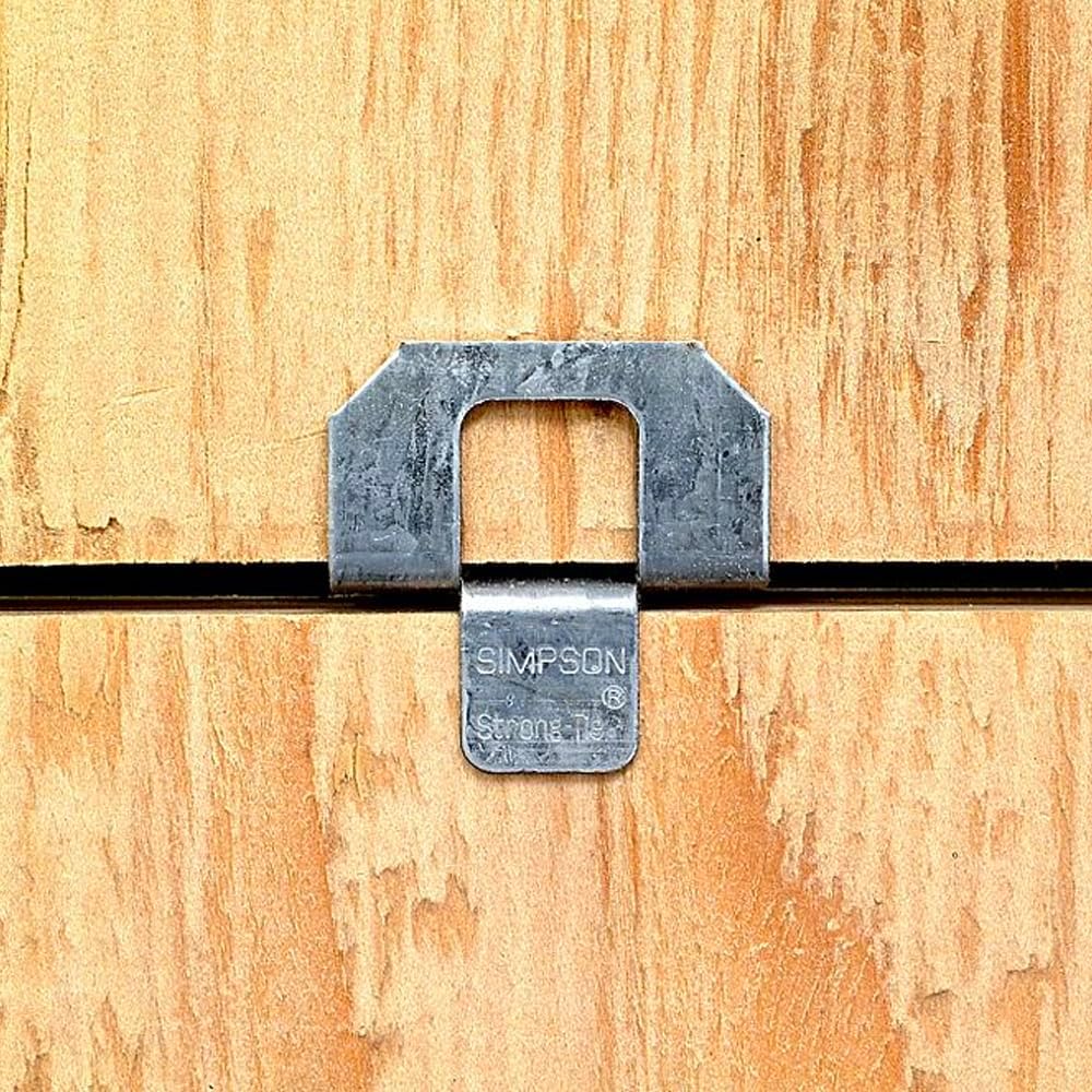 Simpson Strong-Tie PSCL 34-R50-20-Gauge Clip de revestimiento de panel para madera contrachapada de 34″ 50ct