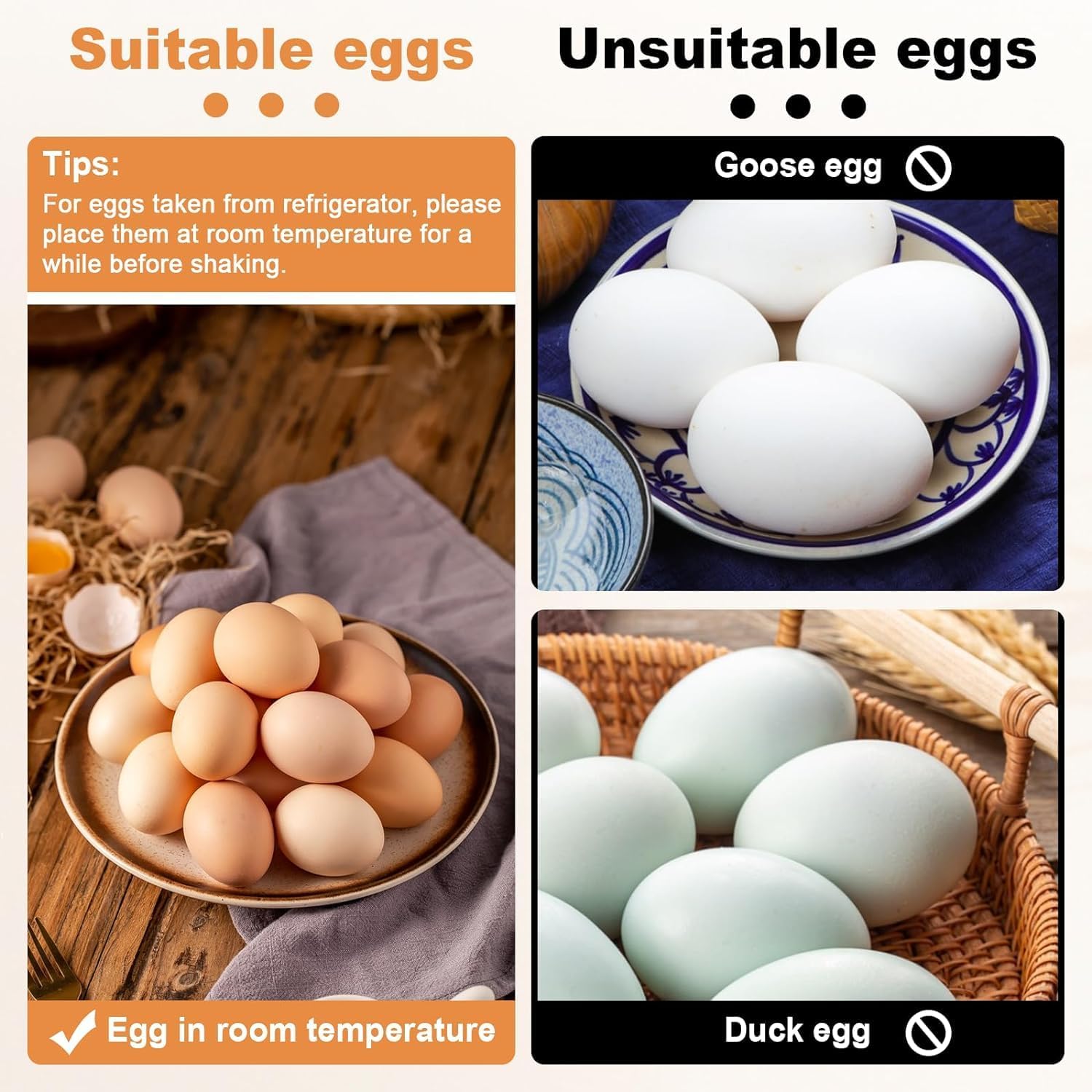 AYNEFY Molinillo de huevos, portátil para hacer huevos dorados, herramienta de cocina de 100 a 240 V para padres, agitador de huevos para cocina,