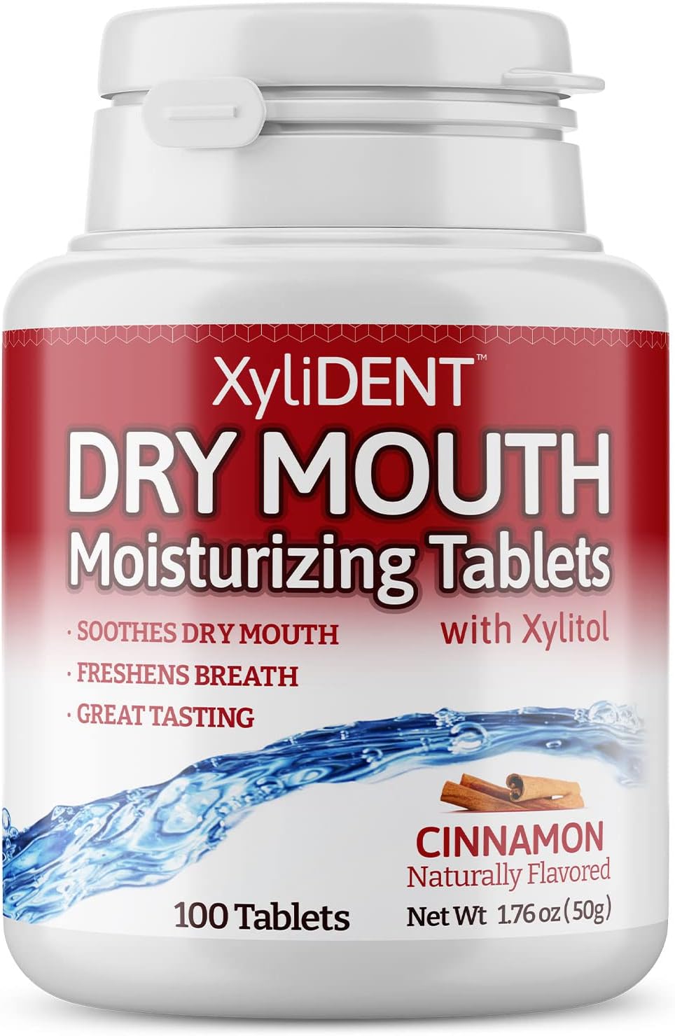 Nature’s Stance XyliDENT – Tabletas de xilitol para alivio de la boca seca, estimula la saliva, refresca el aliento, reduce la producción de ácido,