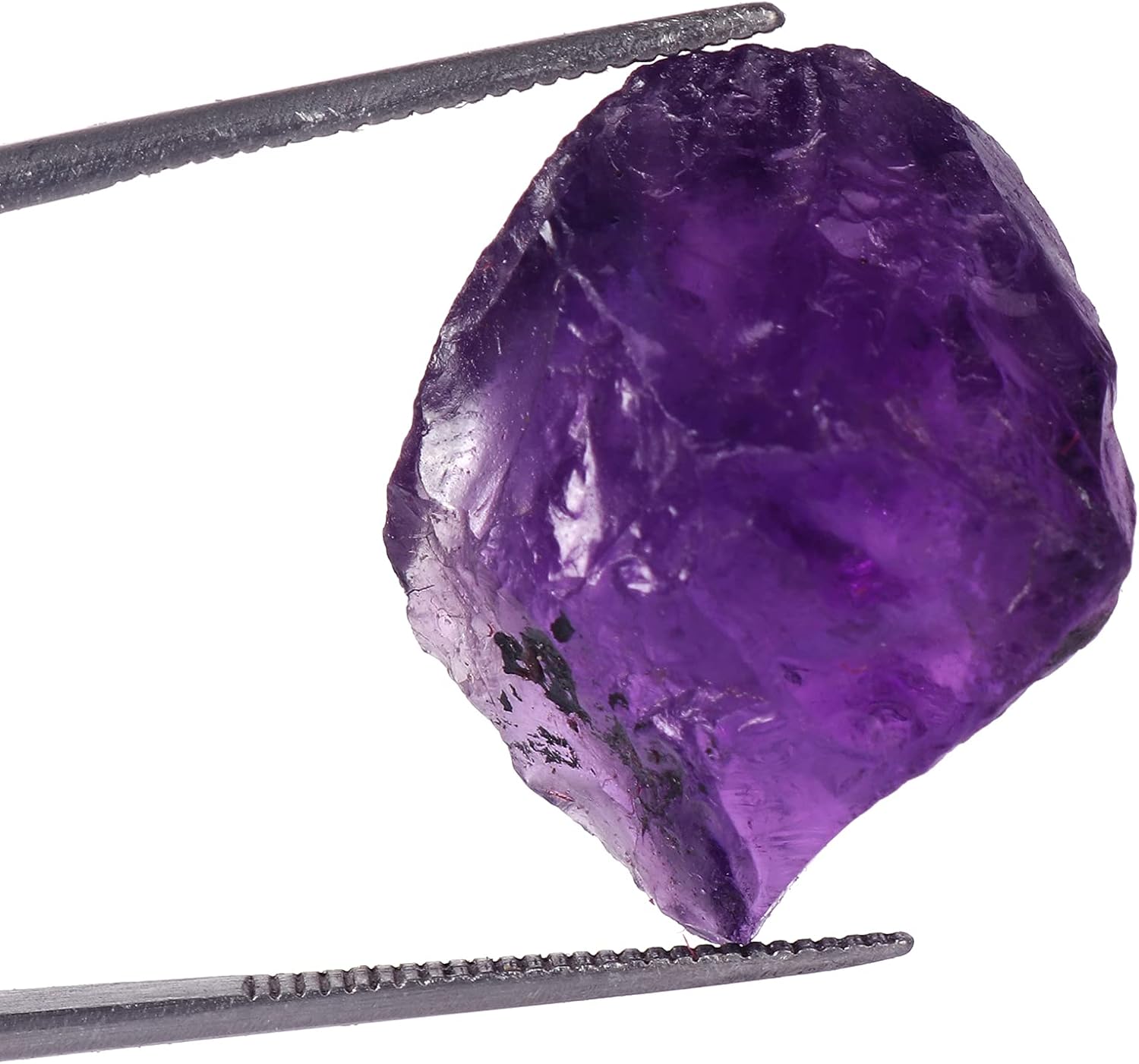 GEMHUB Natural Amethyst Gemstone for Reiki, Cutting, Tumbling, Wrapping EGL Certified 36.40 ct