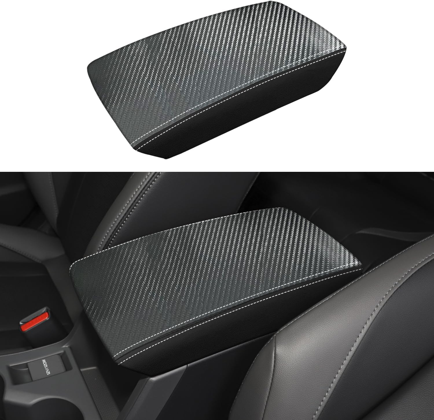 Funda para reposabrazos de consola central de automóvil para Subaru CrosstrekImpreza 2024 2025, de piel, antiarañazos, funda para reposabrazos