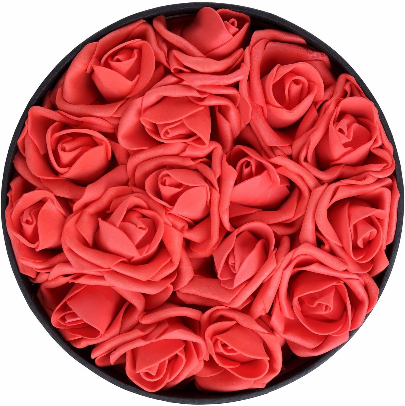 Bridals By Ada Ramos de boda para damas de honor, rosas artificiales hechas a mano, ramos de boda para novia, temática de boda rústica (rosa roja)