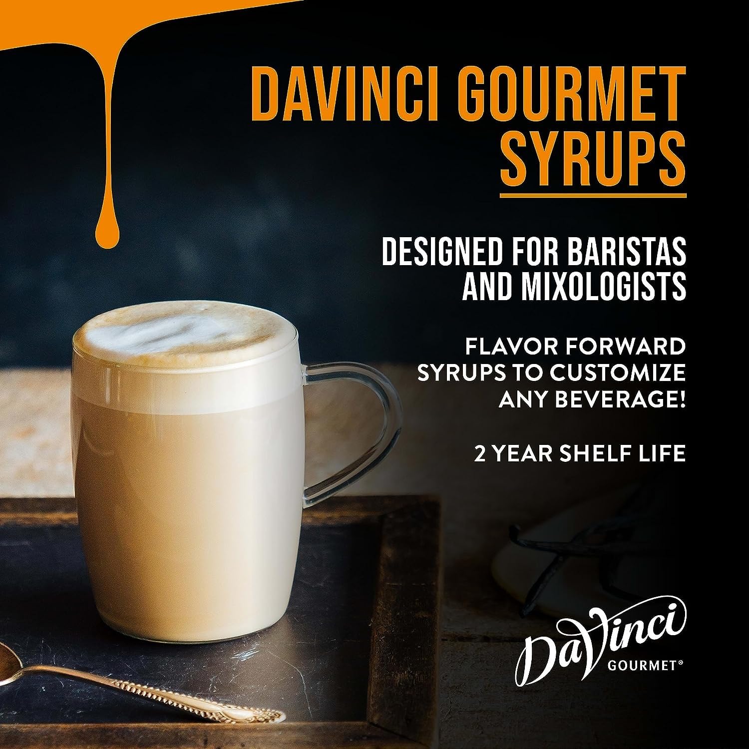 DaVinci Gourmet Classic – Jarabe de masa de pastel, 25.4onzas líquidas (paquete de 1)
