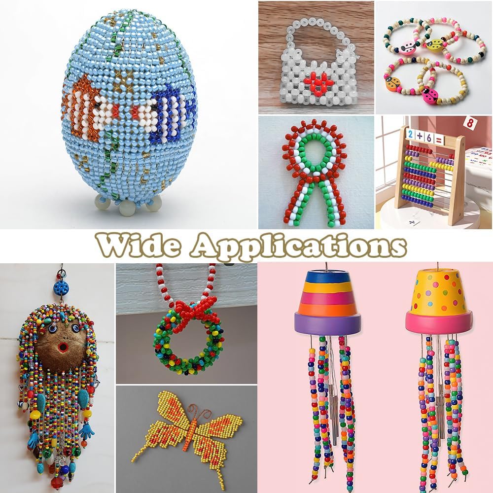 1100 cuentas de poni, kit de cuentas de pulsera de la amistad, cuentas para hacer joyas, cuentas para el cabello, cuentas para hacer pulseras,