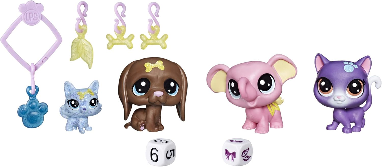 Littlest Pet Shop Lucky Pets Fortune Crew Surprise – Juguete sorpresa para mascotas, 150+ para coleccionar, a partir de 4 años