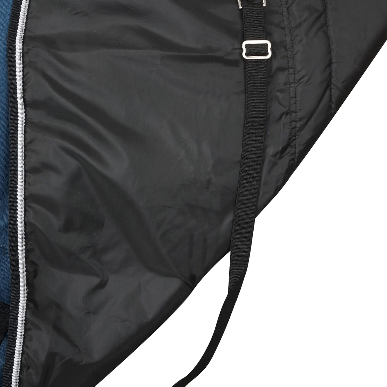 HORZE Glasgow – Manta de invierno impermeable de peso medio con cubierta para el cuello (relleno de 5.29 oz), color azul ópalo, 78 pulgadas