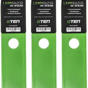 8TEN LawnRazor – Juego de cuchillas de cortacésped para John Deere Lesco 261 400 420 430 60 pulgadas cubierta AM35557 M112847 M48452 050350 (alta 8TEN LawnRazor – Juego de cuchillas de cortacésped para John Deere Lesco 261 400 420 430 60 pulgadas cubierta AM35557 M112847 M48452 050350 (alta