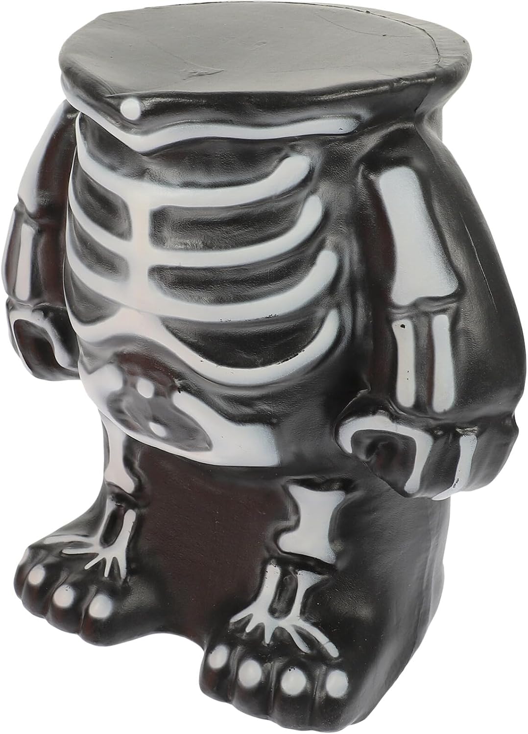 SEWACC Soporte de exhibición en forma de esqueleto de Halloween, soporte de calabaza de Halloween, bandeja de base, bandeja espeluznante para