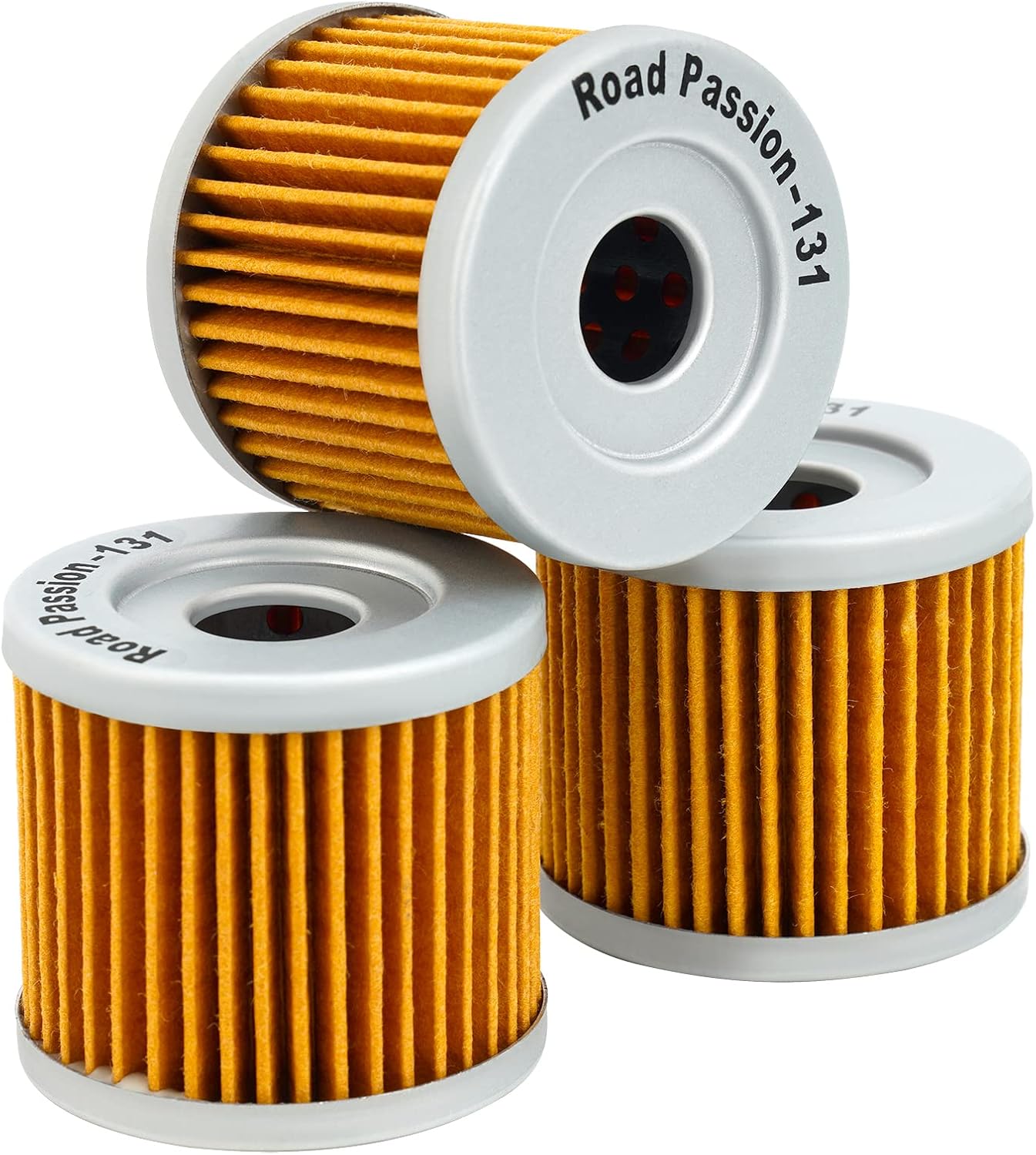 Road Passion 1651005240 Filtro de aceite para SUZUKI LT125 1983-1987 LT185 1984-1987 LTZ90 QUADSPORT 2007-2009 (paquete de 3)