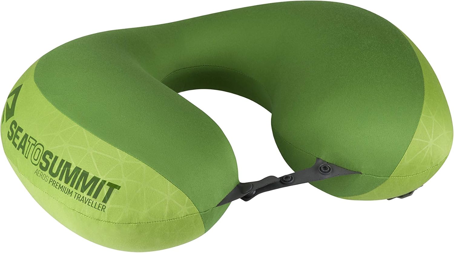 Sea to Summit Aeros Premium Traveller – Almohada inflable para el cuello, color lima