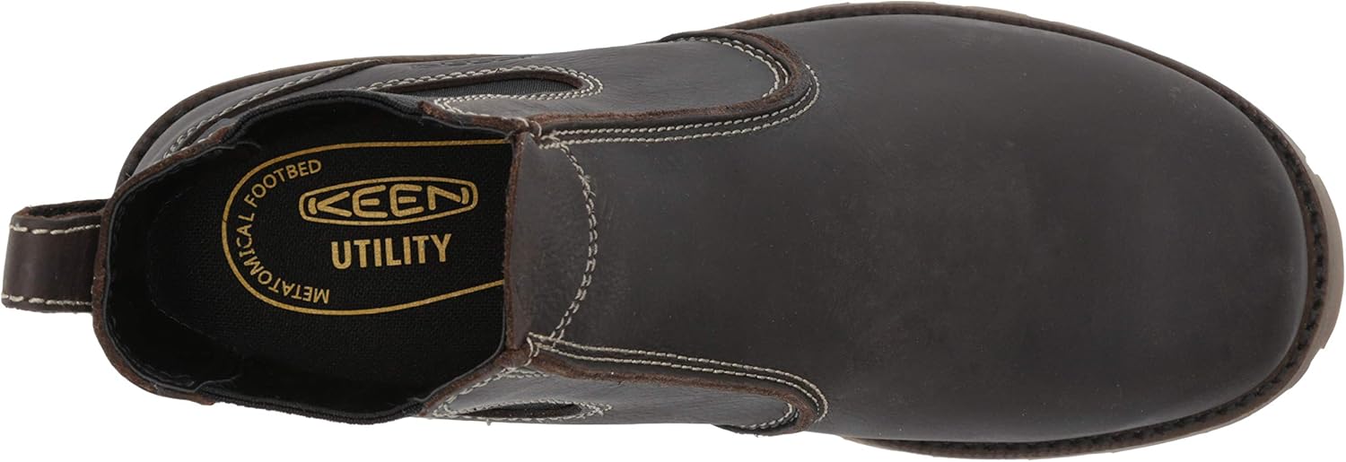 KEEN Utility Seattle Romeo – Zapatos de trabajo de cuero de altura media para hombre