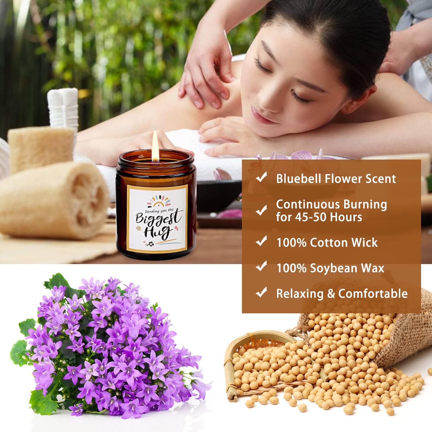 Regalos para mujeres con texto en inglés Feel Better Gifts for Women  Cesta de regalo Thinking of You para mujeres  Paquete de cuidado personal Get