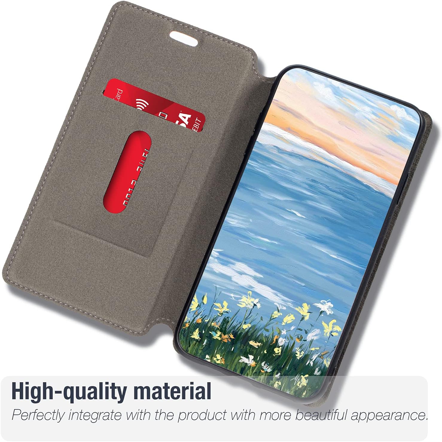 Funda para Tecno Camon 19 Pro 5G, funda de cuero con cierre magnético multicolor a la moda con tarjetero para Tecno Camon 19 (6.8 pulgadas), color