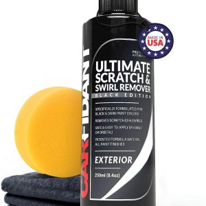Carfidant Kit de eliminación de arañazos y remolinos, removedor de arañazos para automóvil para arañazos profundos con almohadilla amortiguadora y Carfidant Kit de eliminación de arañazos y remolinos, removedor de arañazos para automóvil para arañazos profundos con almohadilla amortiguadora y