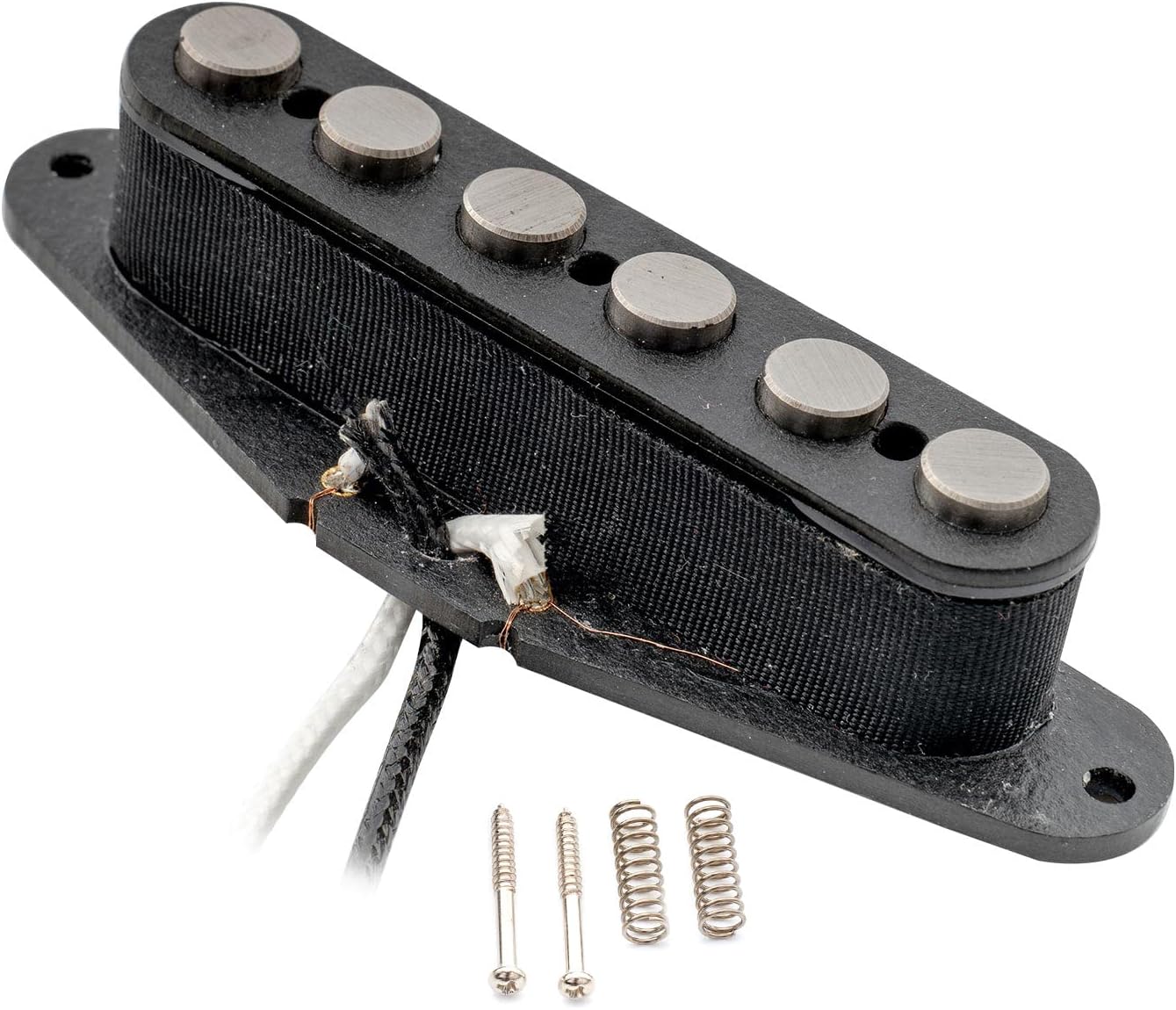 Artec TFA65 Alnico – Pastilla de cuello de 5 piezas de poste grande 8K para guitarra eléctrica estilo Tele, color negro