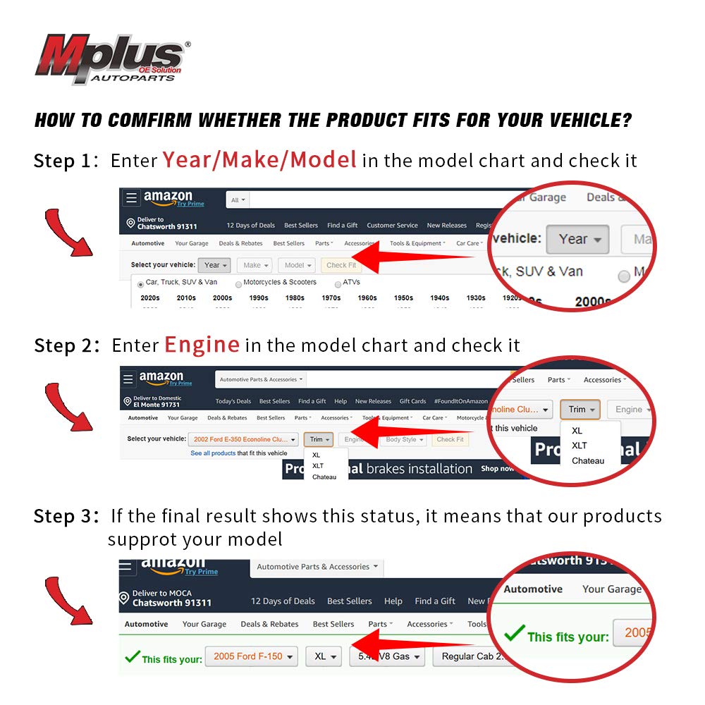 Mplus 26207PT – Junta de culata compatible con 02-07 para Mazda MPVpara Ford Escape Taurus Five Hundred Freestylepara Mercury Sable Montego 3.0L V6