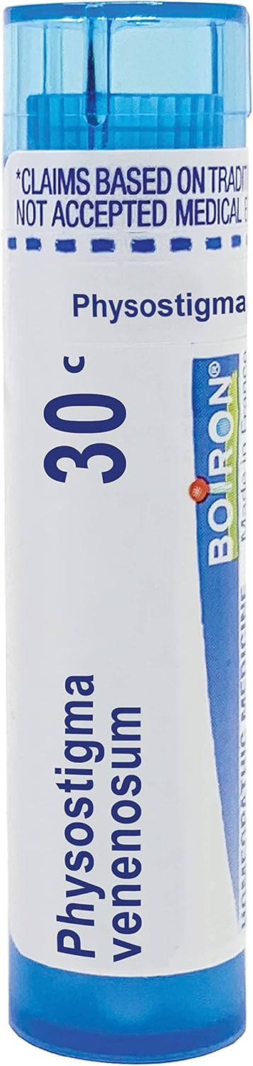 Boiron Physostigma Venenosum 30C Md 80 Pellets para los espasmos de los párpados de la fatiga ocular