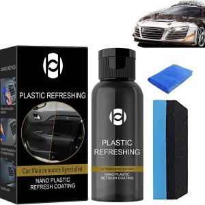 Kit renovador de plástico definitivo, agente de recubrimiento revitalizante de plástico para automóvil, revestimiento refrescante de plástico nano, Kit renovador de plástico definitivo, agente de recubrimiento revitalizante de plástico para automóvil, revestimiento refrescante de plástico nano,