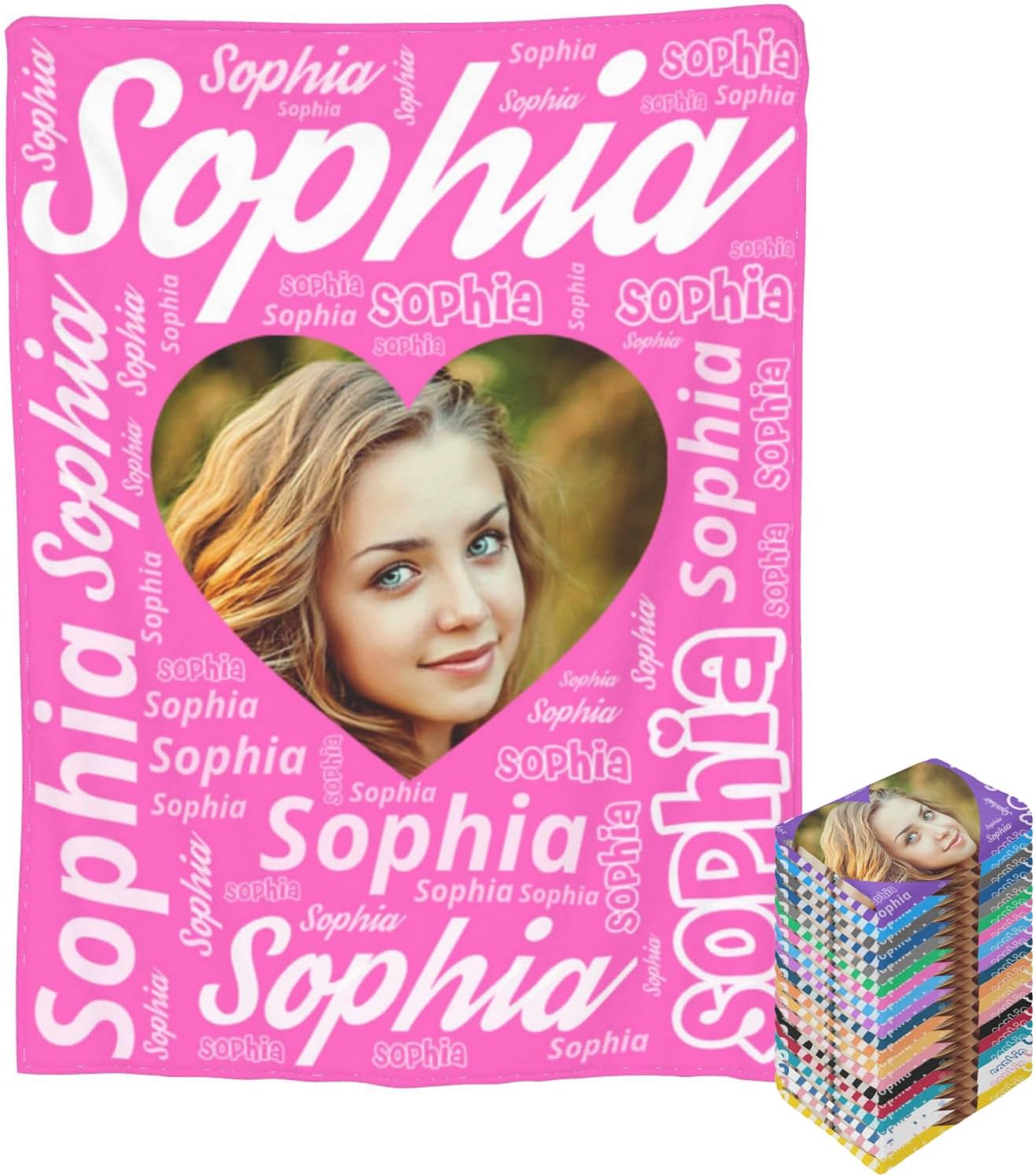 Manta personalizada para niños, manta con nombre personalizado con foto y imagen, regalos de cumpleaños personalizados para hombres, mujeres, novio,
