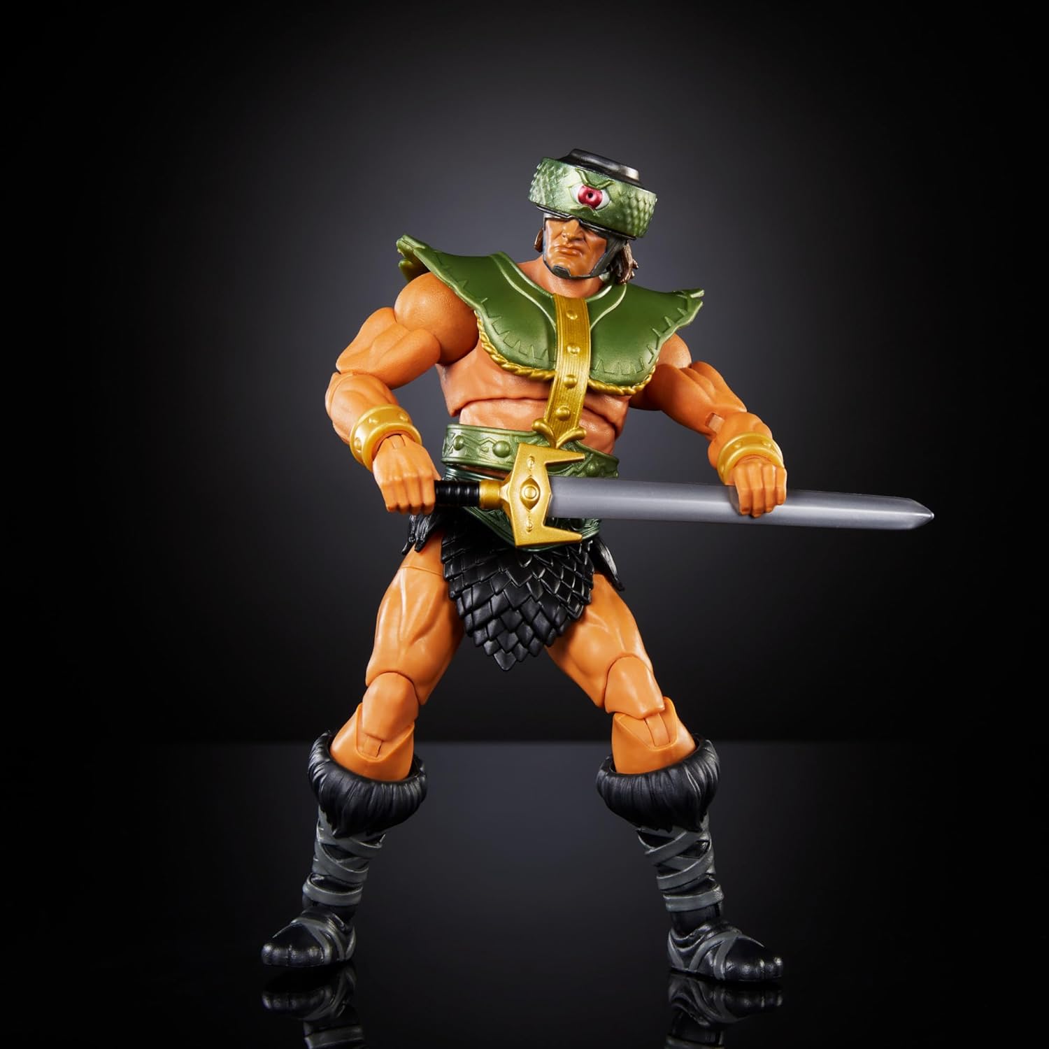 Masters of the Universe Masterverse New Eternia Tri-Klops figura de acción, coleccionable de lujo con 30 articulaciones y accesorios, juguete MOTU