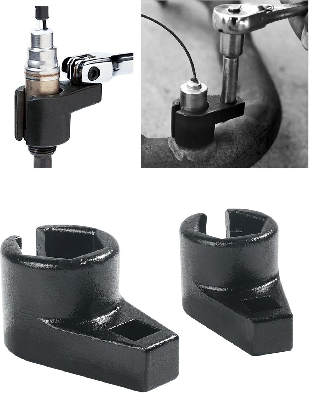 Toma de sensor de oxígeno, accesorios de automóvil, enchufe universal de sensor de oxígeno de perfil bajo, unidad de 38 pulgadas por 78 pulgadas,
