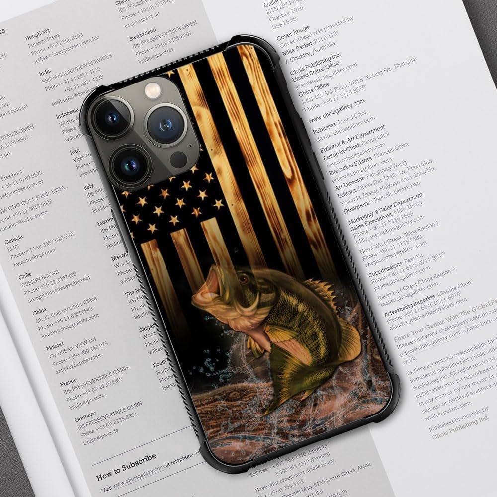 DJSOK Funda compatible con iPhone 15, funda de madera con bandera estadounidense para iPhone 15, fundas para hombres y mujeres, fanáticos, diseño de