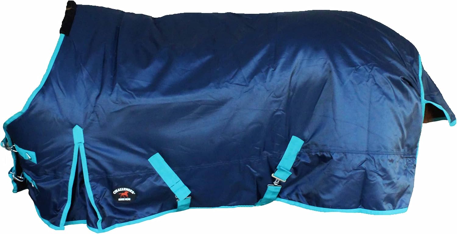 840D Horse Turnout – Manta de invierno impermeable de peso medio, color borgoña 59EE07