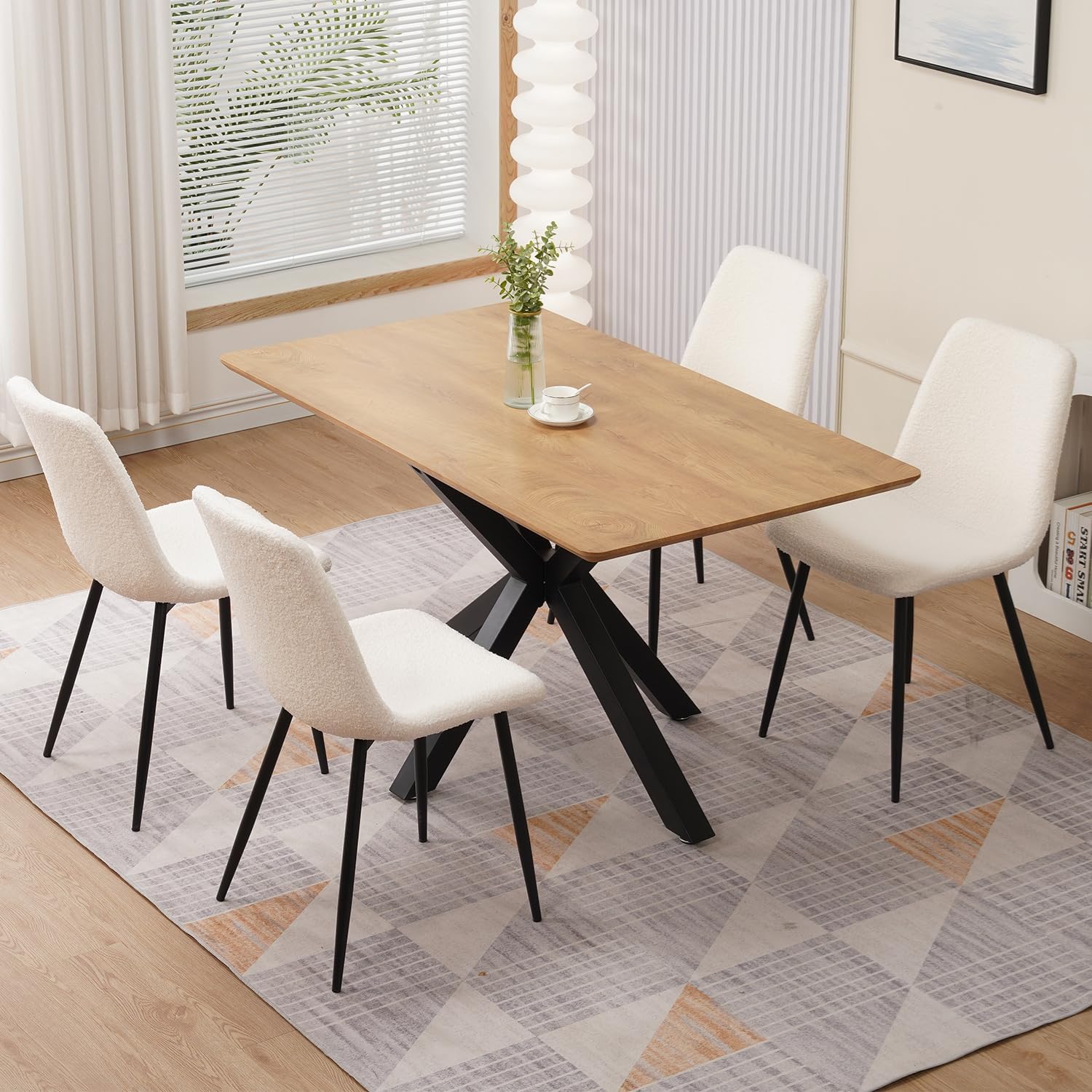 Juego de 4 sillas de comedor de terciopelo, juego de 4 sillas de cocina de terciopelo blanco, sillas de tocador tapizadas, elegantes sillas