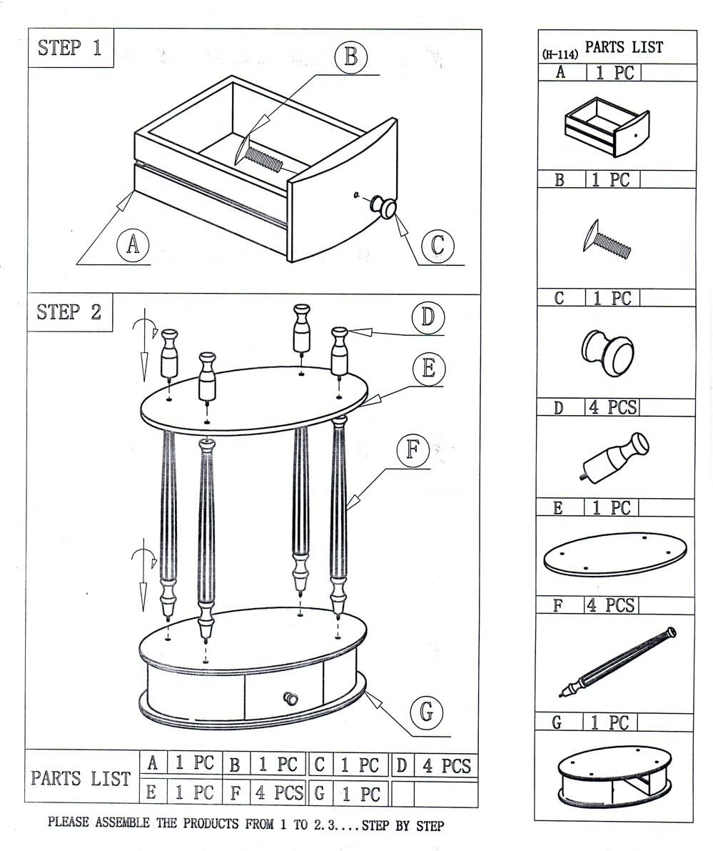 Frenchi Home Furnishing – Mesa auxiliarmesa auxiliar
