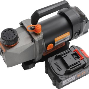 Bomba de vacío de una sola etapa, 2.5CFM 20V batería de litio DC inversor para aire acondicionado refrigerante Bomba de vacío de una sola etapa, 2.5CFM 20V batería de litio DC inversor para aire acondicionado refrigerante