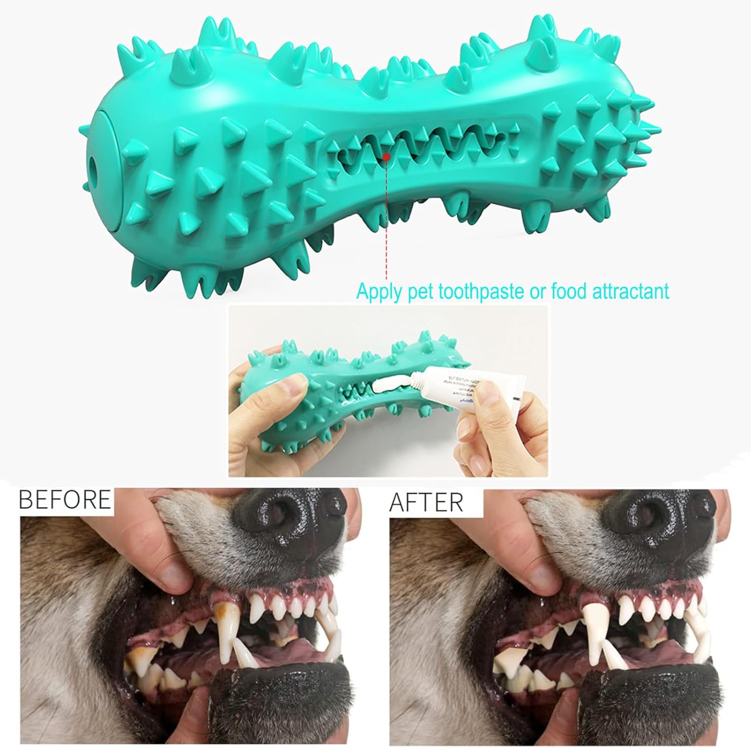 Juguetes para masticar perros para masticadores agresivos, juguetes interactivos para perros, resistentes y duraderos para masticar chirriantes,