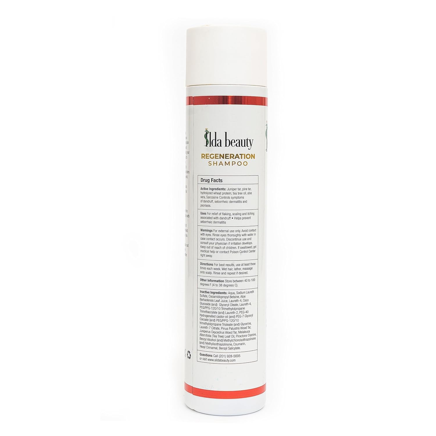 Champú para eccema alivio duradero de la picazón y la descamación del cuero cabelludo, alivio de la dermatitis seborreica, componentes naturales con