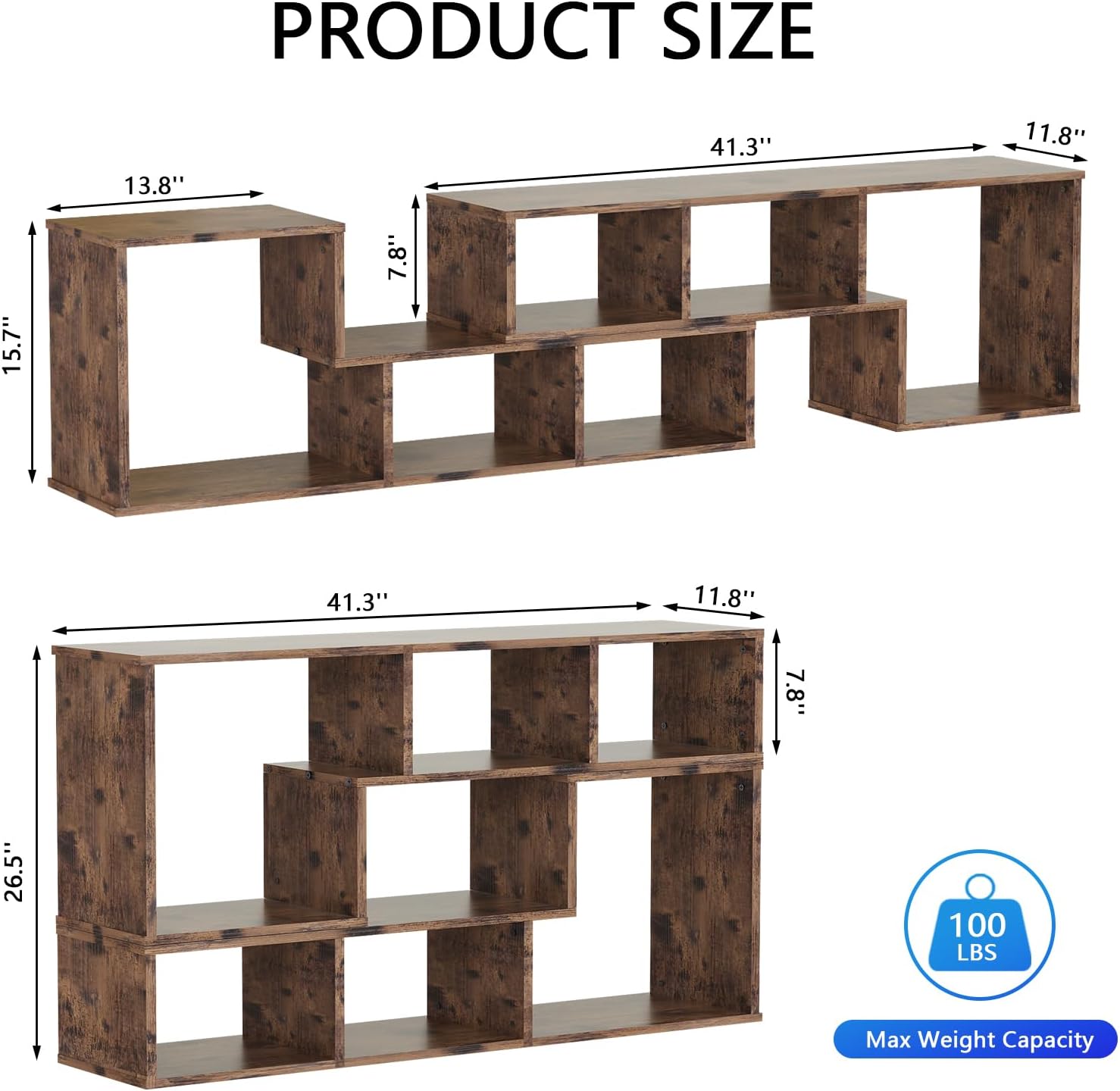 DKLGG Soporte de TV de 2 piezas, combinación gratuita, centro de entretenimiento para juegos, soporte moderno para TV de 50 o 65 pulgadas, estante