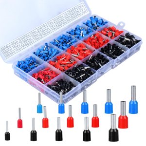 Kit de terminales de casquillo de alambre AWG22-12 (0.5-4 mm), terminal de extremo de pasador de cable aislado, terminal de crimpado de alambre de Kit de terminales de casquillo de alambre AWG22-12 (0.5-4 mm), terminal de extremo de pasador de cable aislado, terminal de crimpado de alambre de