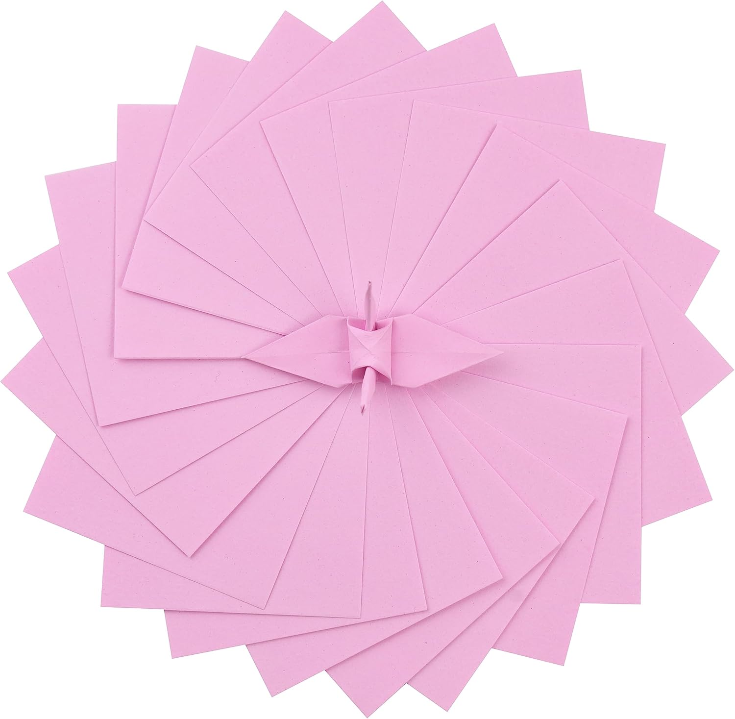 100 papel de origami de doble cara de 6 x 6 pulgadas, cuadrado fácil de plegar para papel plegable, grúas de origami, papel de álbum de recortes,
