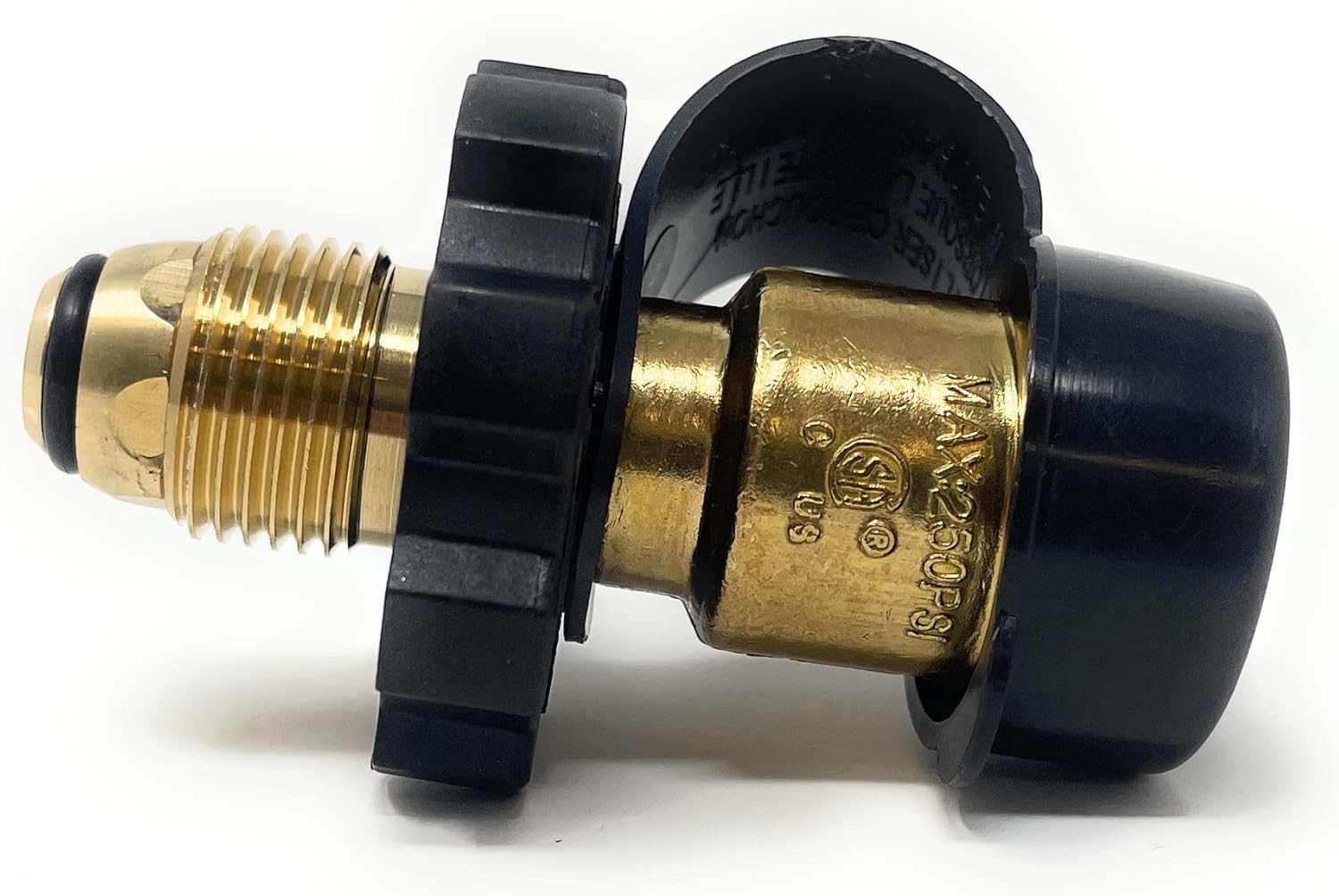 MI MADOL IMPORTS, LLC MADOL Adaptador de tanque de propano de ajuste universal que convierte POL a QCC1  Tipo 1 con llave 3353 Adaptador de manguera