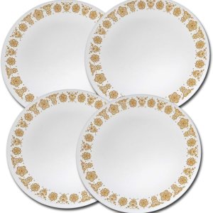 Corning Corelle Butterfly Gold Platos llanos – Juego de 4 platos Corning Corelle Butterfly Gold Platos llanos – Juego de 4 platos