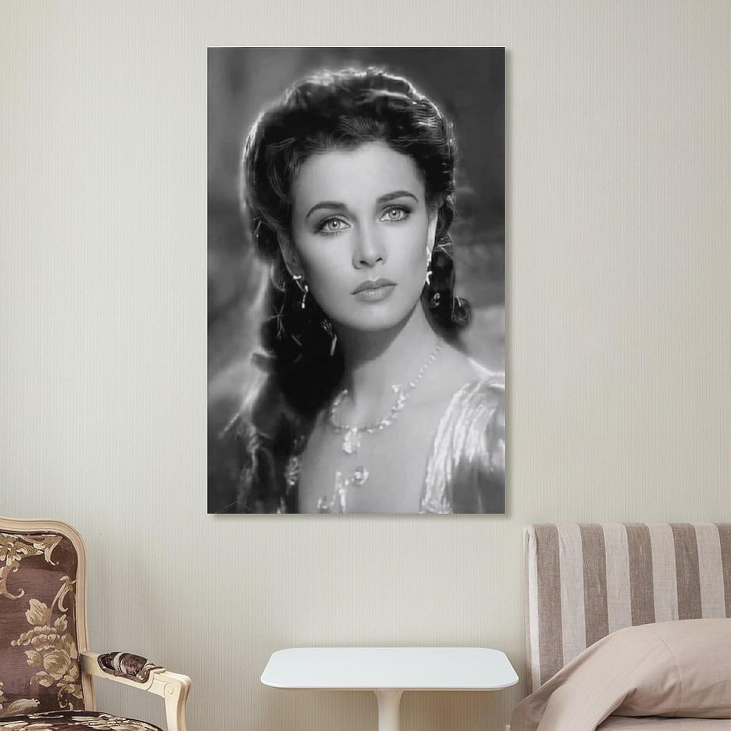 Vivien Leigh – Póster conmemorativo de actriz de cine famosa, 30 regalos, lienzo de pintura, arte de pared, impresiones de cuadros decorativos,