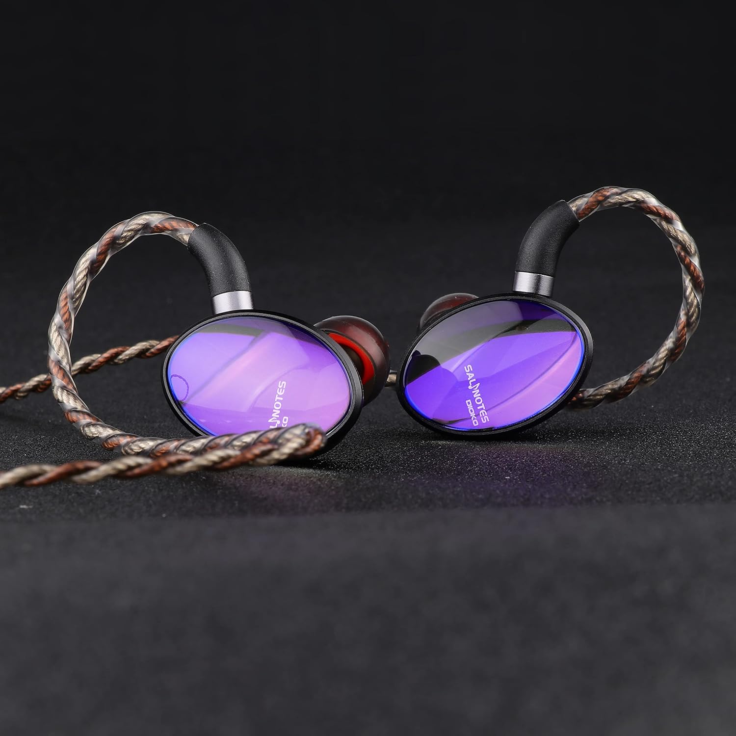 7Hz x Crinacle Salnotes Dioko HiFi 0.575 in controlador de diafragma planar en el oído auriculares IEMs con caja de aluminio CNC de grado de