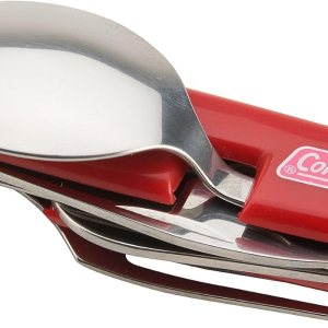 Coleman Camper’s – Juego de utensilios de cocina, color rojo, 1.1 x 8.75 x 4.25 pulgadas Coleman Camper’s – Juego de utensilios de cocina, color rojo, 1.1 x 8.75 x 4.25 pulgadas