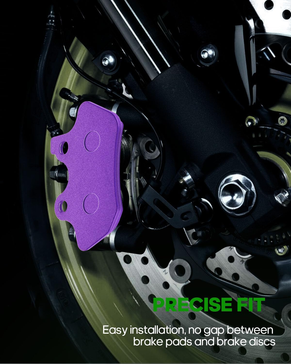 SCITOO Pastillas de freno de fibra de carbono aptas para 00 01-04 Dyna, 01-06 para Fatboy, 00 01-03 05 HeritageNight, 00-02 Softail