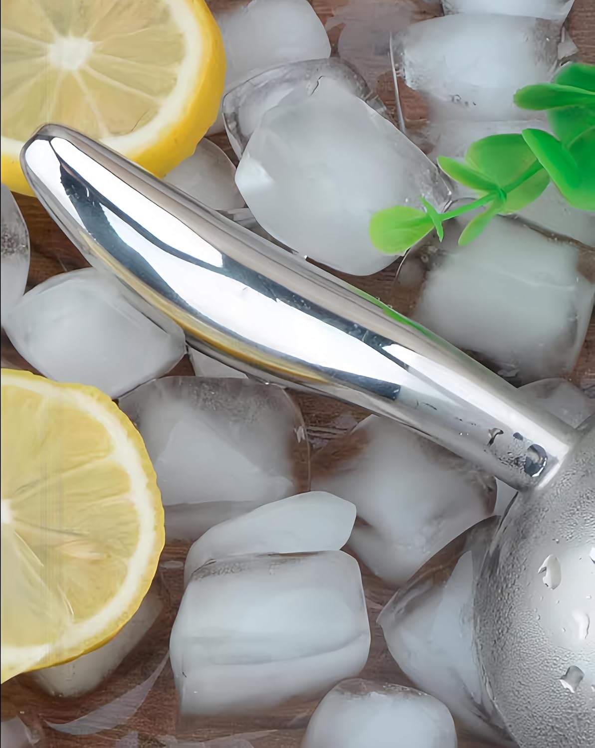 Cuchara de hielo para congelador, cuchara de hielo de acero inoxidable, pala para máquina de hielo, café, granos, alimentos, dulces, harina,