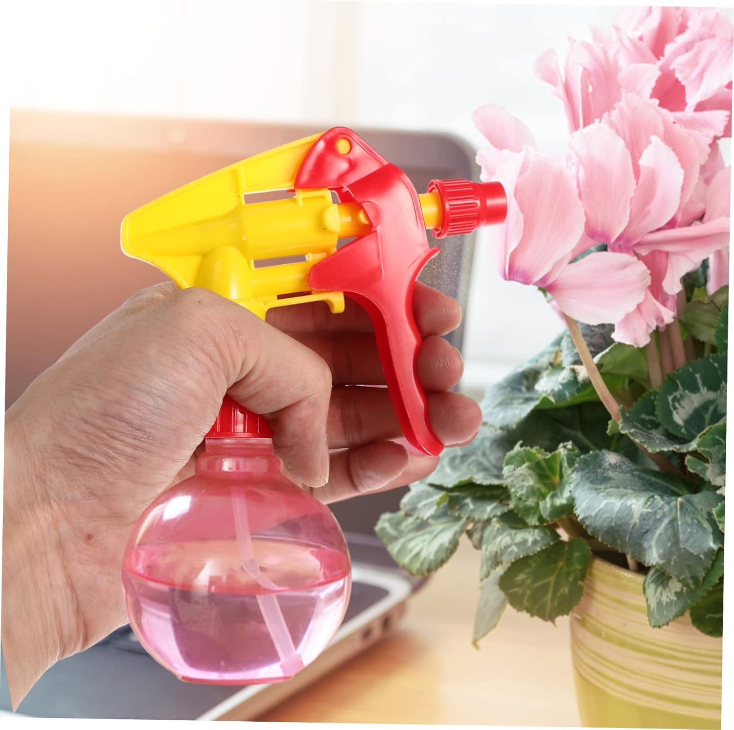 Yardwe 5 botellas de spray de limpieza, pulverizador de botella de spray de vidrio, cabezal de repuesto, cabezales de pulverización, pulverizador de