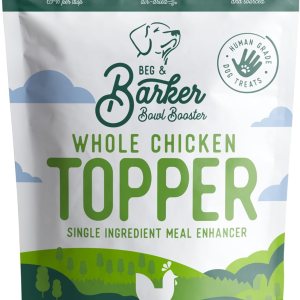 Beg & Barker Toppers de comida de pollo para perros quisquillosos (8 onzas, paquete de 1) – Tazón potenciador con pollo entero – Mezcladores de Beg & Barker Toppers de comida de pollo para perros quisquillosos (8 onzas, paquete de 1) – Tazón potenciador con pollo entero – Mezcladores de