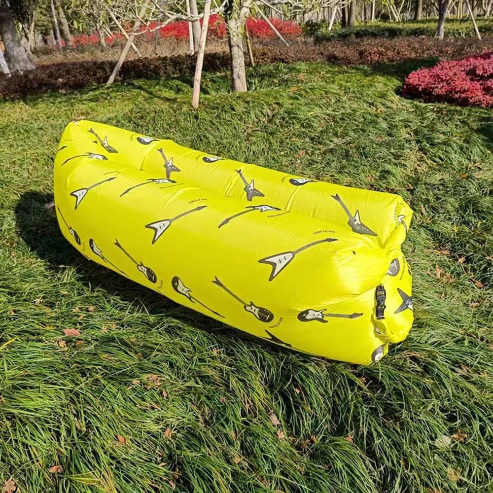 CCDXD – Sofá de aire, tumbona inflable para viajes, al aire libre, camping, senderismo, fiestas en la playa, picnic, patio trasero, junto al lago,