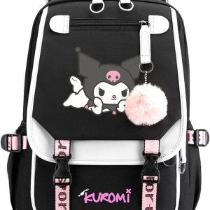 Bolsa de libros con puerto de cargador USB, bolsa casual para computadora portátil, mochila de viaje con gráficos de anime, blanco2, Mochilas Daypack Bolsa de libros con puerto de cargador USB, bolsa casual para computadora portátil, mochila de viaje con gráficos de anime, blanco2, Mochilas Daypack
