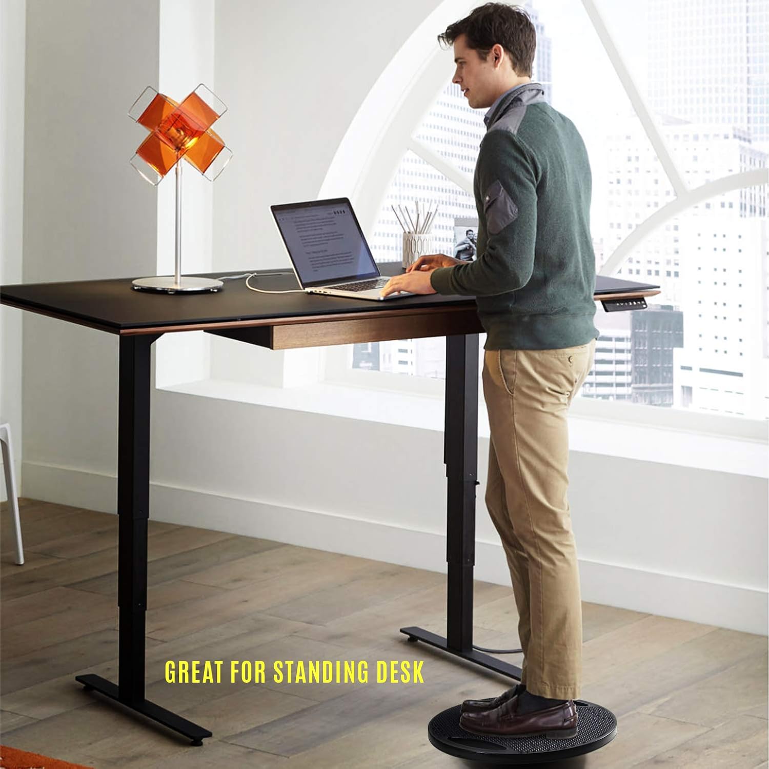 Yes4All Wobble Balance Board, Core Training Board, Stretch Board, Plastic, Balance Training, Carrying, Injury Prevention