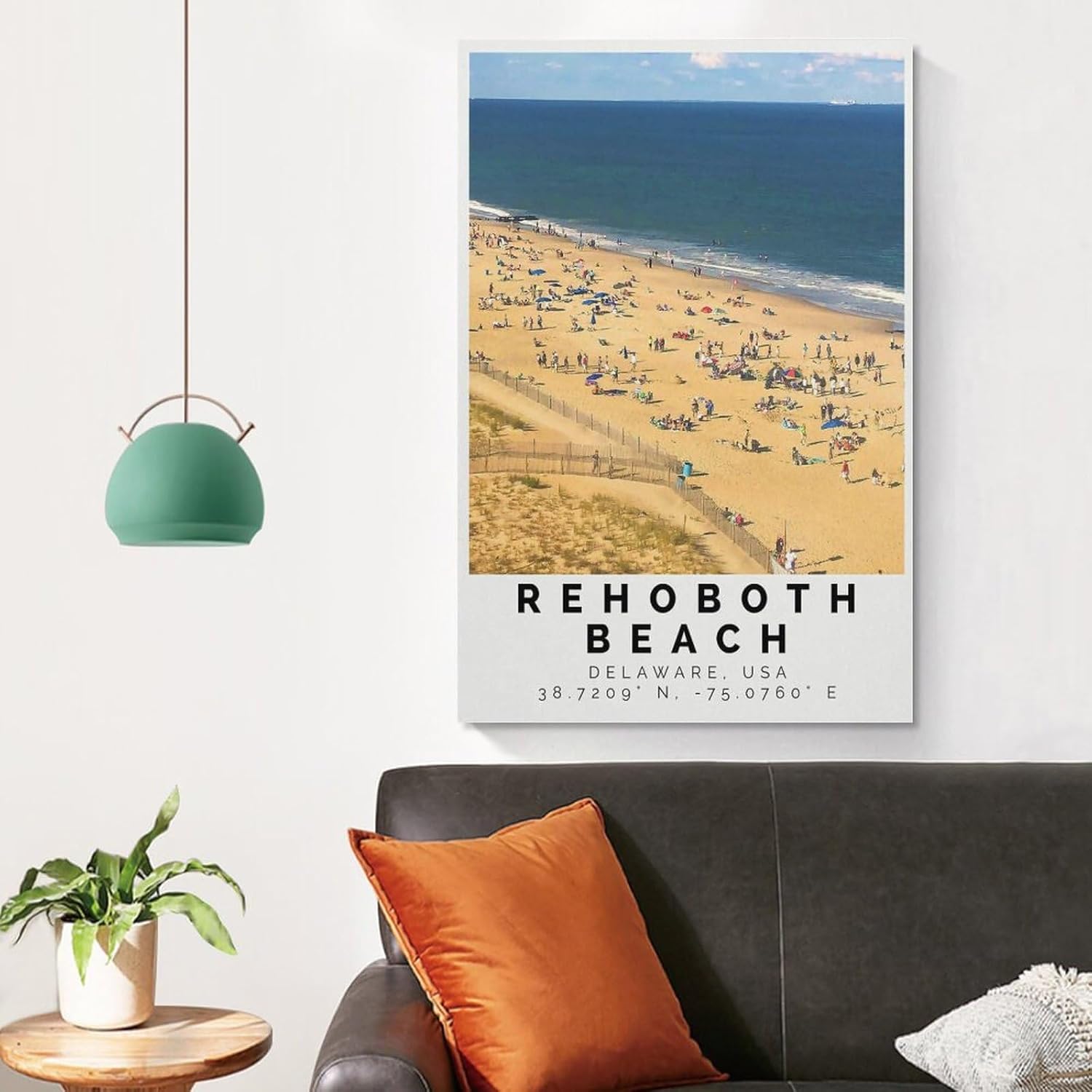 Strand Poster Bunter Druck, Strand Wandkunst, Strand Foto Dekor, Poster for Room Aesthetics Canvas Wall Art Poster And Print Unframe-style