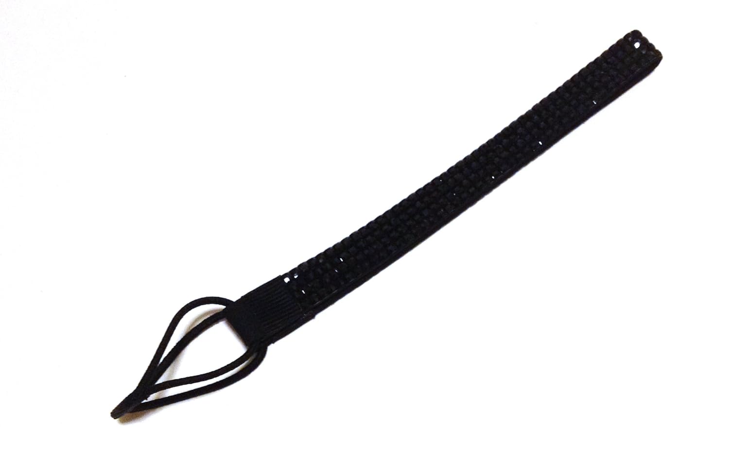Diadema elástica de cristal con diamantes de imitación, 4 filas, banda elástica para el cabello para mujer (negro)