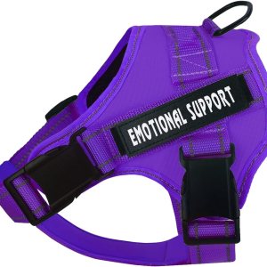 voopet – Arnés para perro de servicio, mascota de asistencia o apoyo emocional – Reflectante, transpirable y ajustable, sin tirones – Para perro voopet – Arnés para perro de servicio, mascota de asistencia o apoyo emocional – Reflectante, transpirable y ajustable, sin tirones – Para perro